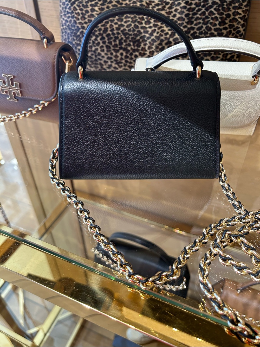 Tory Burch Britten mini Top-Handle Crossbody with Gold Logo pick own color new - Picture 9 of 16
